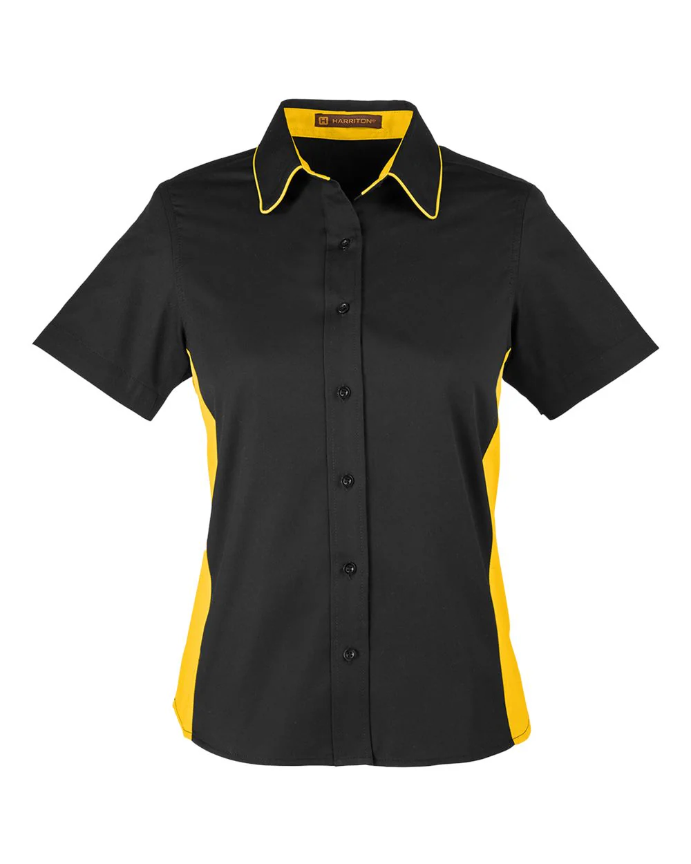 Harriton-M586W-Women's Flash IL Colorblock Shirt - Image 2