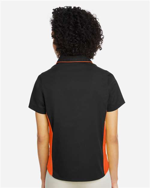 Harriton-M586W-Women's Flash IL Colorblock Shirt - Image 22