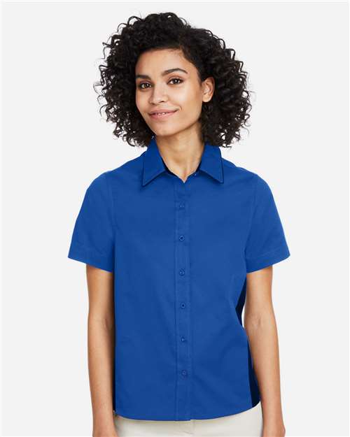 Harriton-M586W-Women's Flash IL Colorblock Shirt - Image 26