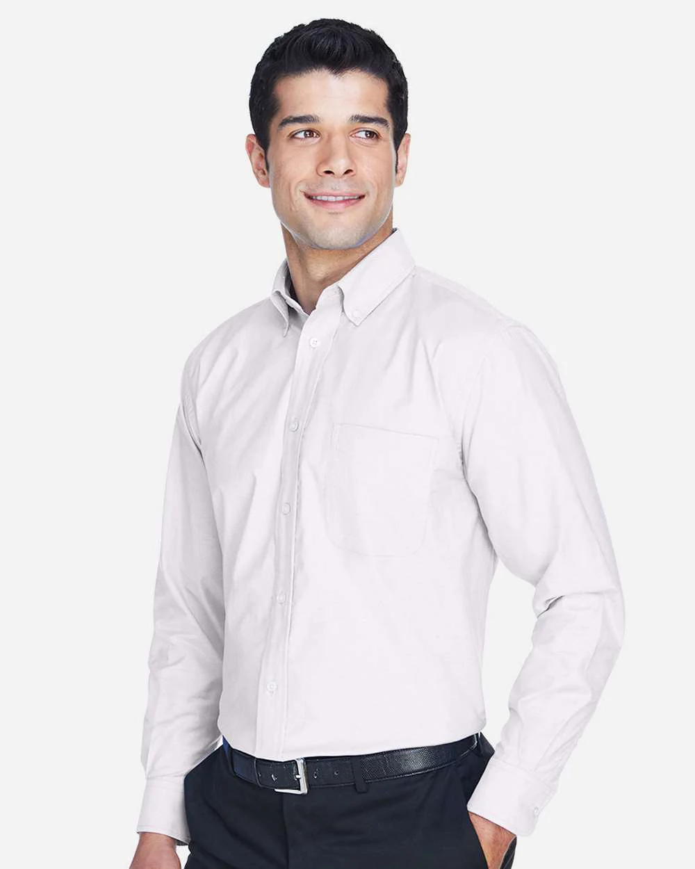 Harriton-M600-Men's Long Sleeve Oxford Shirt - Image 20