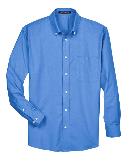 Harriton-M600-Men's Long Sleeve Oxford Shirt - Image 22