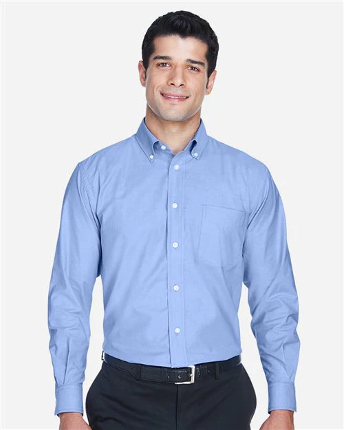 Harriton-M600-Men's Long Sleeve Oxford Shirt - Image 23