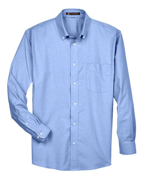 Harriton-M600-Men's Long Sleeve Oxford Shirt - Image 24