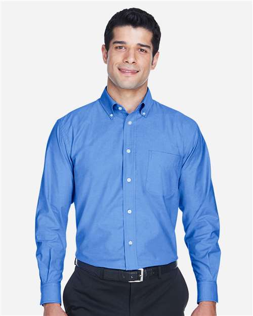 Harriton-M600-Men's Long Sleeve Oxford Shirt - Image 27