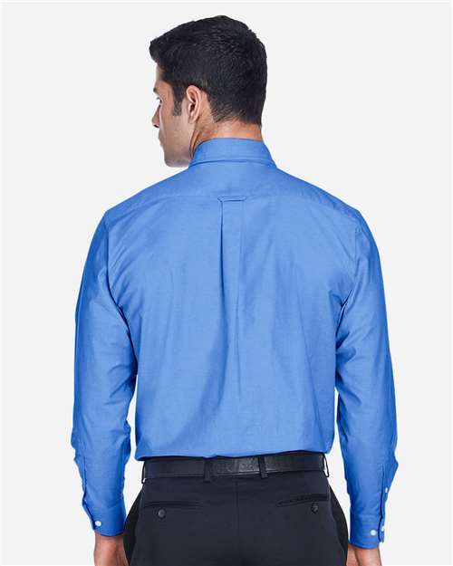 Harriton-M600-Men's Long Sleeve Oxford Shirt - Image 29