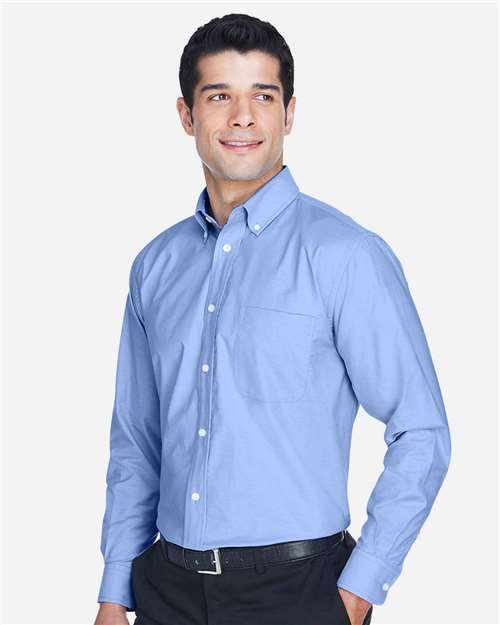 Harriton-M600-Men's Long Sleeve Oxford Shirt - Image 31