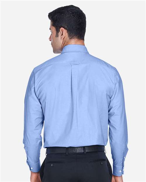 Harriton-M600-Men's Long Sleeve Oxford Shirt - Image 32