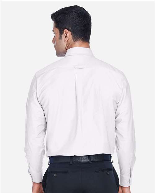 Harriton-M600-Men's Long Sleeve Oxford Shirt - Image 38