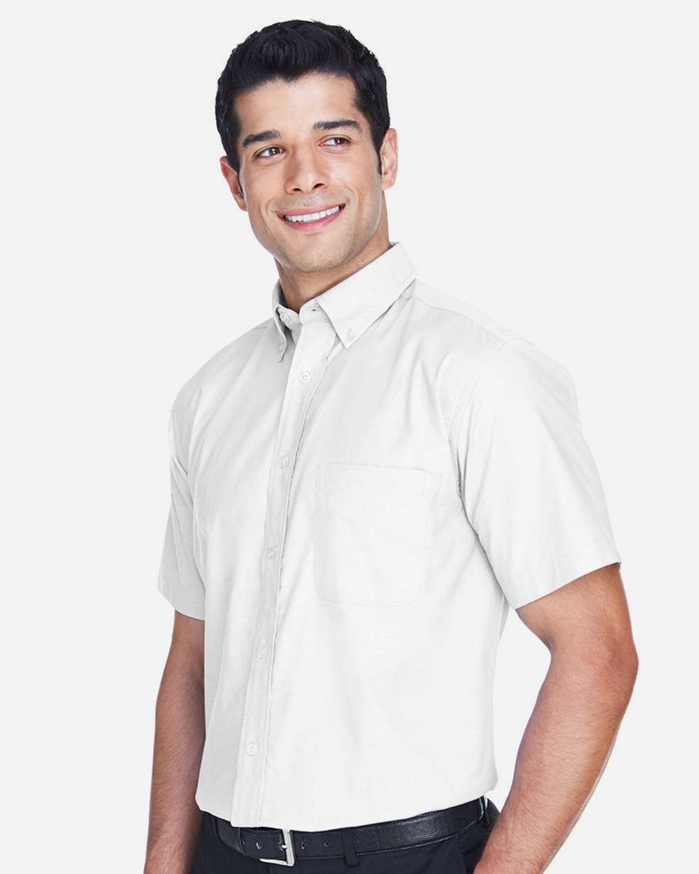 Harriton-M600S-Men's Oxford Short Sleeve with Stain-Release - Image 20
