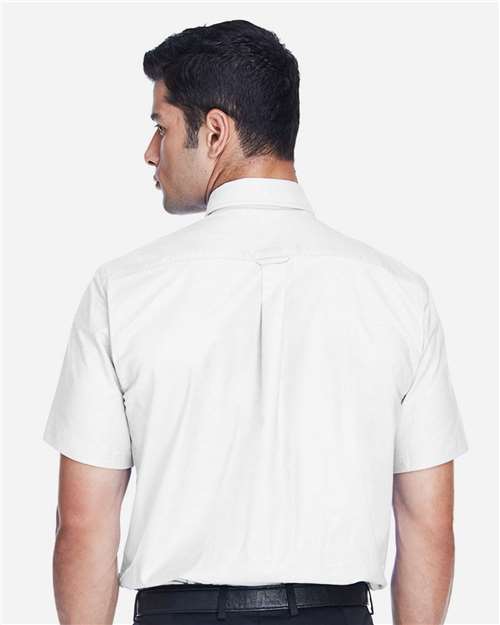 Harriton-M600S-Men's Oxford Short Sleeve with Stain-Release - Image 38
