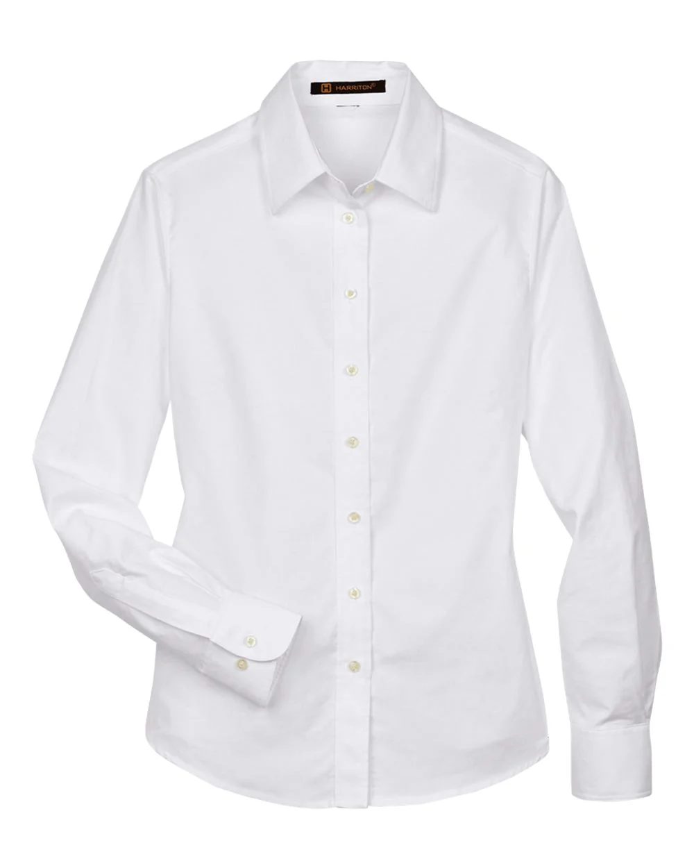 Harriton-M600W-Women's Long Sleeve Oxford Dress Shirt - Image 17