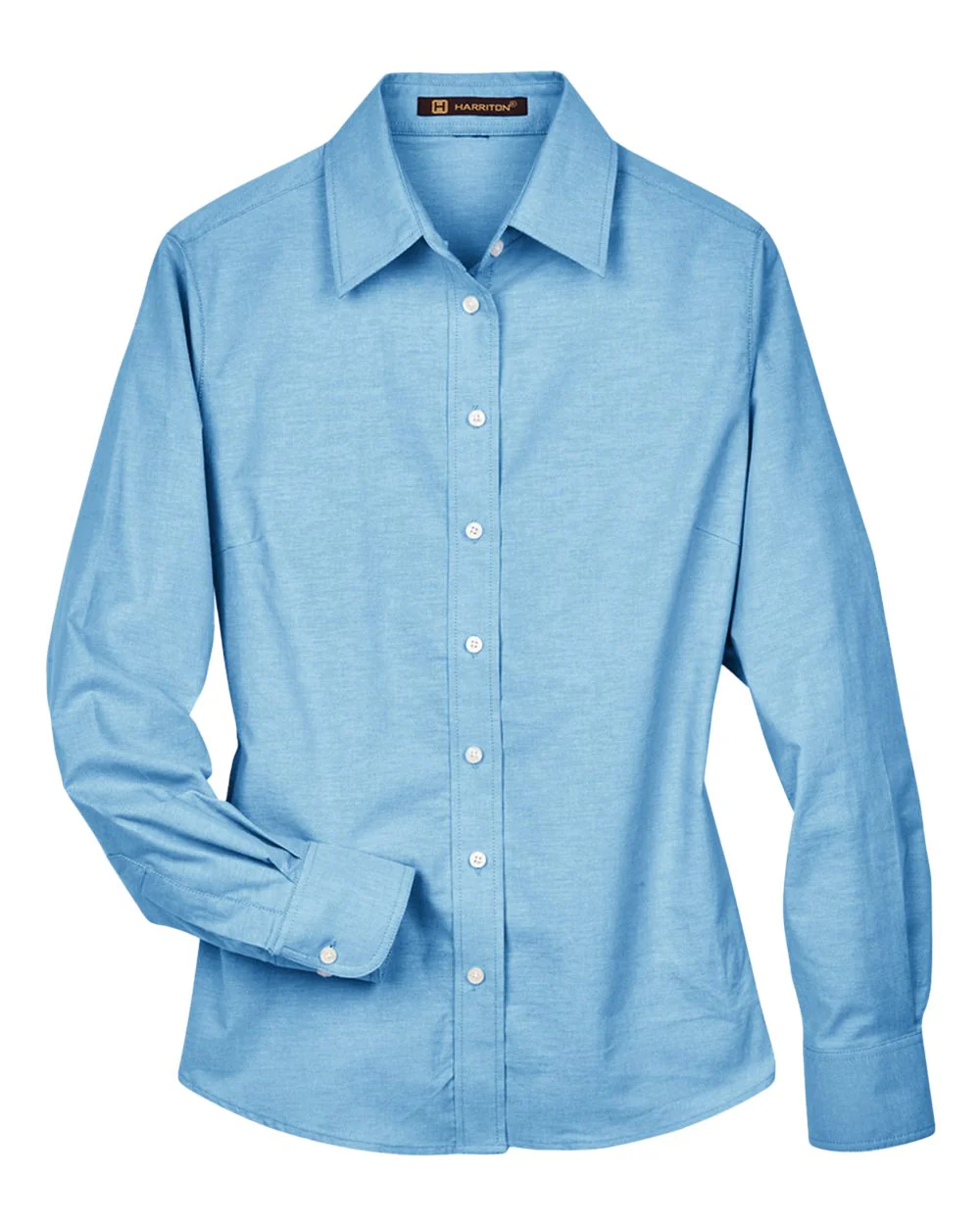 Harriton-M600W-Women's Long Sleeve Oxford Dress Shirt - Image 7