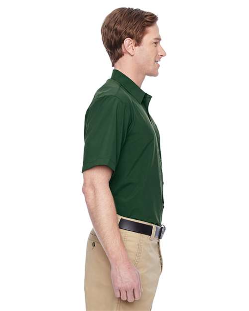 Harriton-M610S-Men's Paradise Short Sleeve Performance Shirt - Image 5