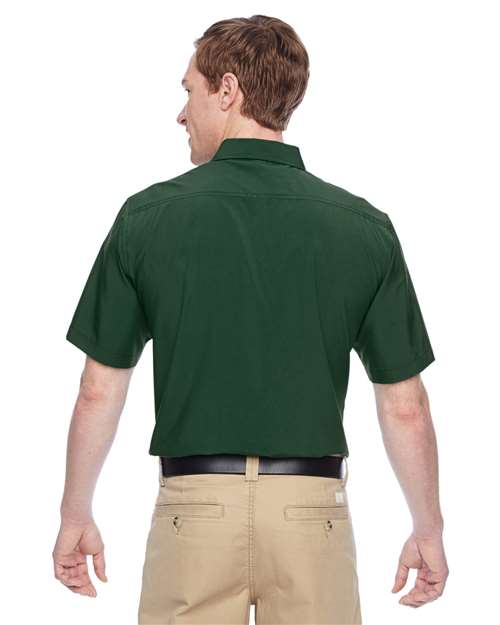Harriton-M610S-Men's Paradise Short Sleeve Performance Shirt - Image 6