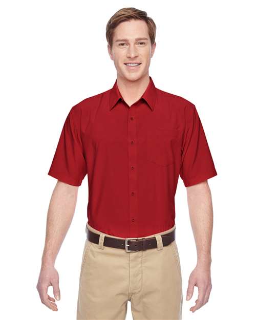 Harriton-M610S-Men's Paradise Short Sleeve Performance Shirt - Image 7
