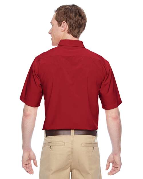 Harriton-M610S-Men's Paradise Short Sleeve Performance Shirt - Image 9