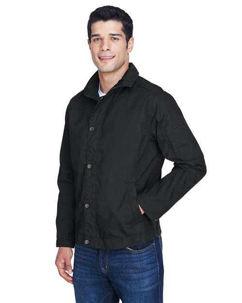 Harriton-M705-Men's Auxiliary Canvas Work Jacket - Image 5