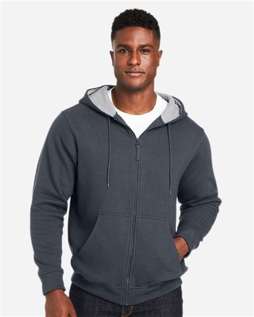 Harriton-M711-Unisex ClimaBloc™ Lined Heavyweight Hooded Sweatshirt - Image 34