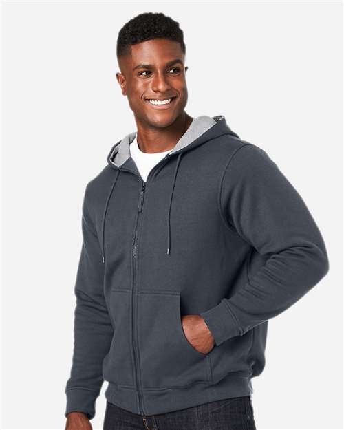 Harriton-M711-Unisex ClimaBloc™ Lined Heavyweight Hooded Sweatshirt - Image 35