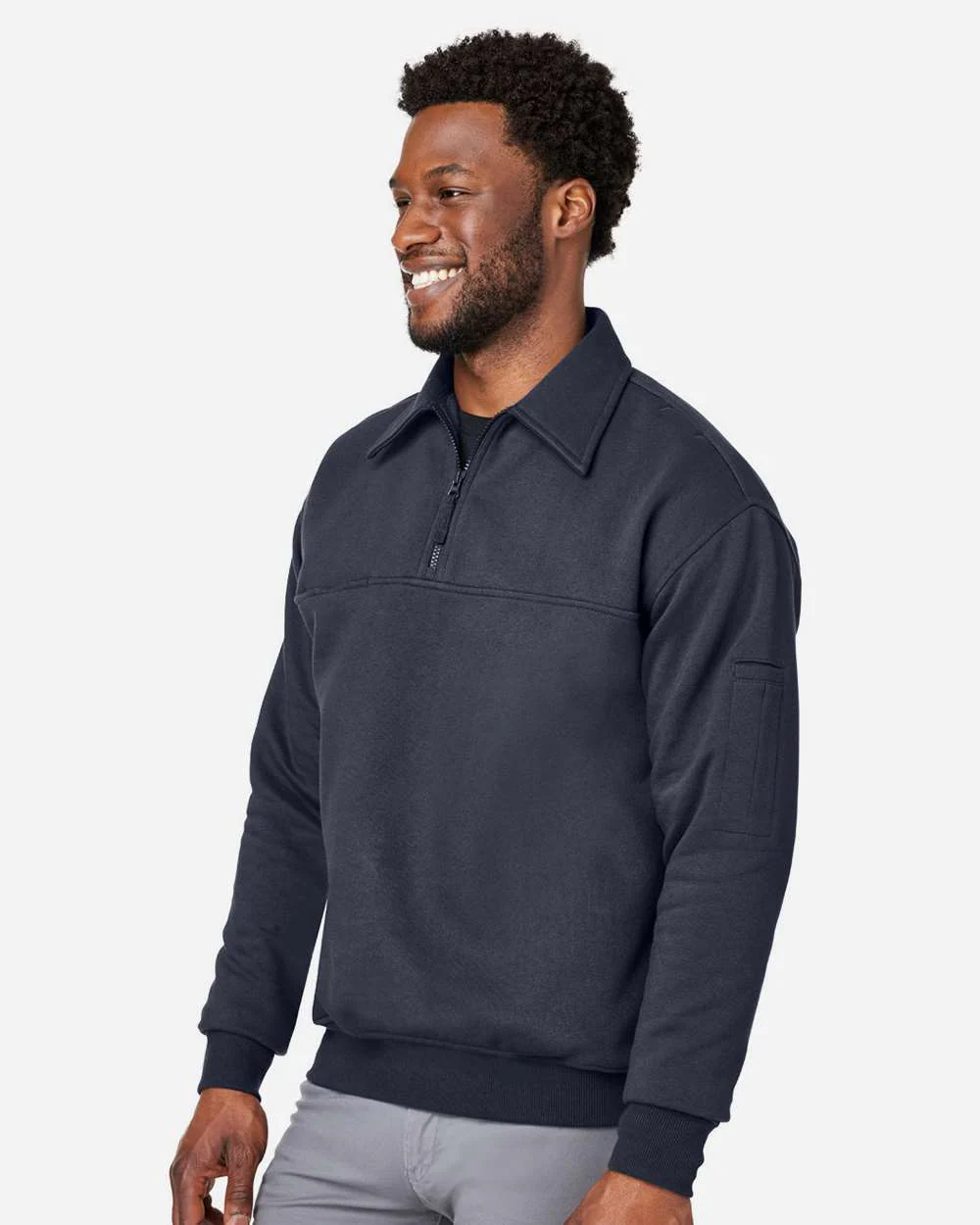 Harriton-M712-Unisex ClimaBloc™ Heavyweight Tactical Quarter-Zip Pullover - Image 18