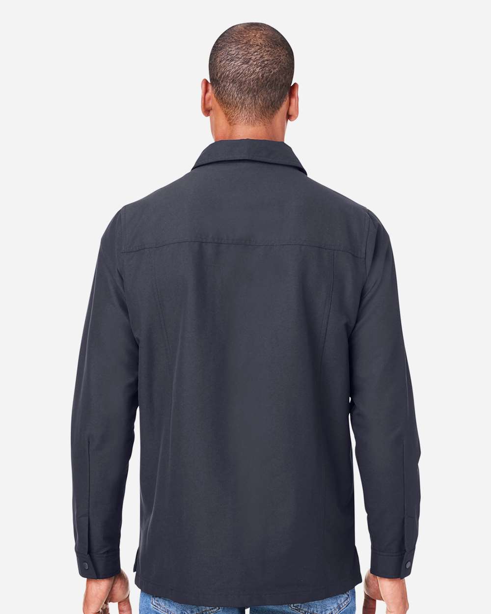 Harriton-M72-Unisex Flex Twill Overshirt - Image 13