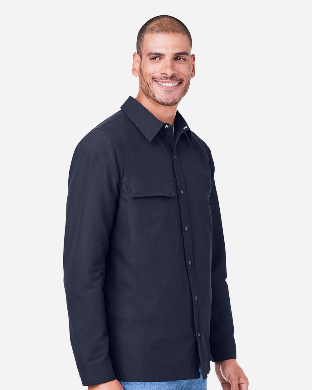 Harriton-M72-Unisex Flex Twill Overshirt - Image 18