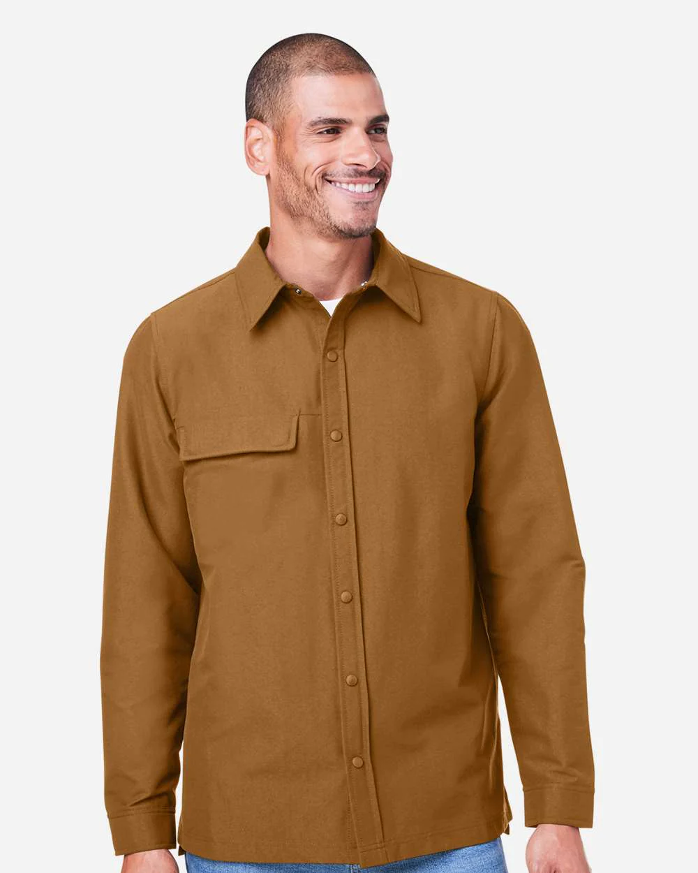 Harriton-M72-Unisex Flex Twill Overshirt - Image 23
