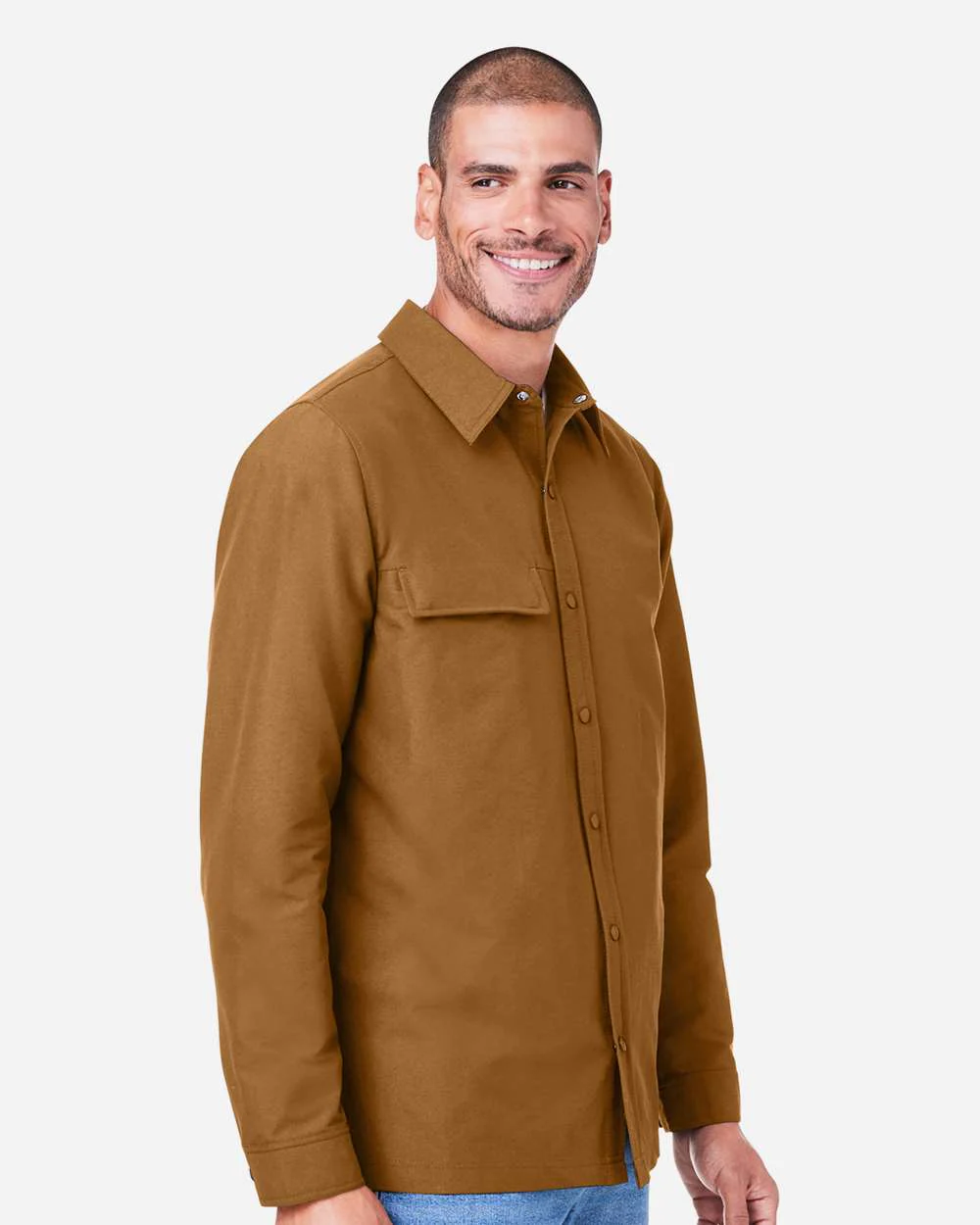 Harriton-M72-Unisex Flex Twill Overshirt - Image 24