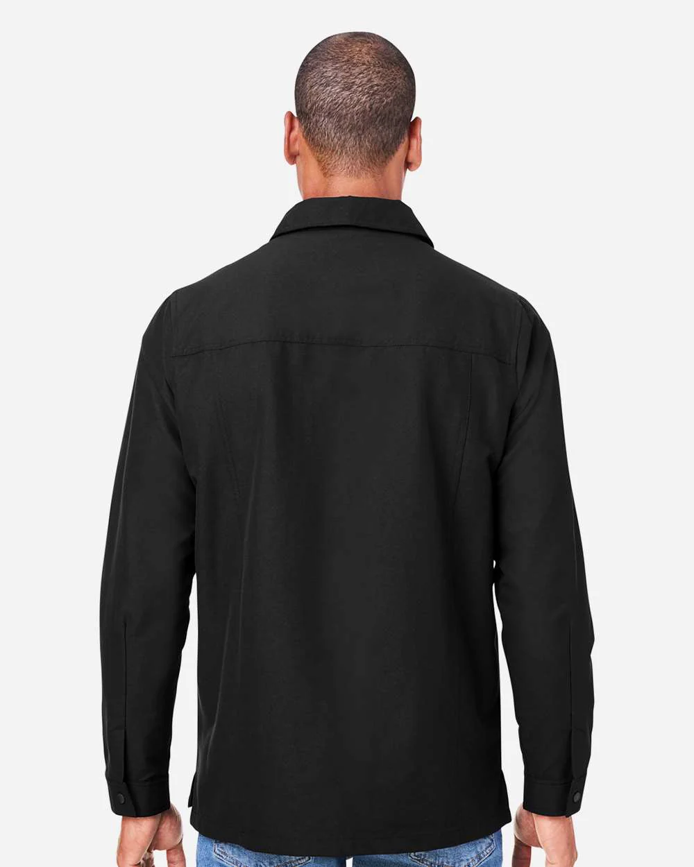 Harriton-M72-Unisex Flex Twill Overshirt - Image 6