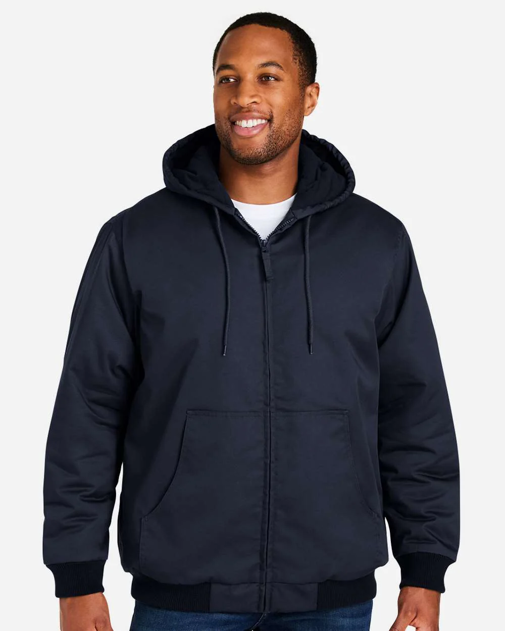 Harriton-M722-Unisex ClimaBloc® Heavyweight Hooded Full-Zip Jacket - Image 17