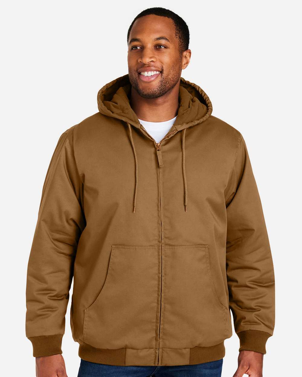 Harriton-M722-Unisex ClimaBloc® Heavyweight Hooded Full-Zip Jacket - Image 23
