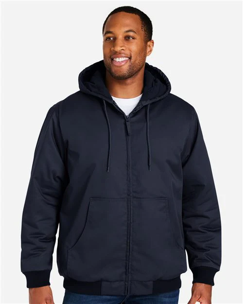 Harriton-M722-Unisex ClimaBloc® Heavyweight Hooded Full-Zip Jacket - Image 27