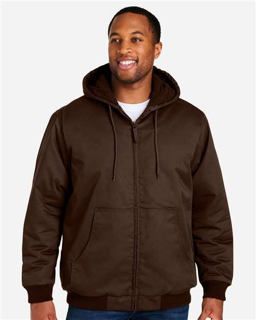 Harriton-M722-Unisex ClimaBloc® Heavyweight Hooded Full-Zip Jacket - Image 28