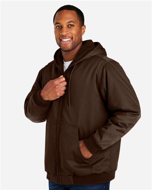 Harriton-M722-Unisex ClimaBloc® Heavyweight Hooded Full-Zip Jacket - Image 29