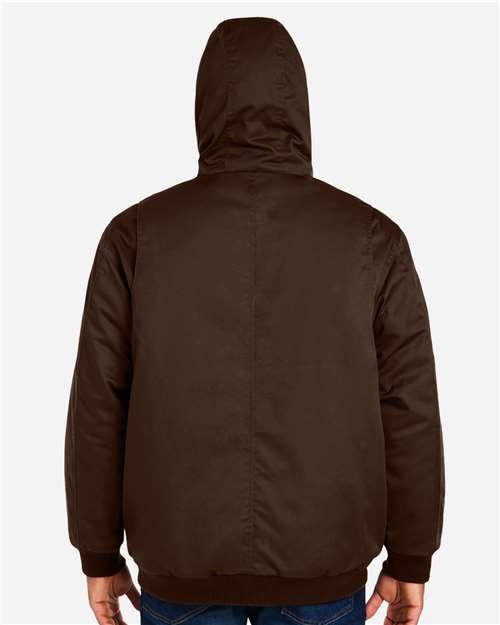 Harriton-M722-Unisex ClimaBloc® Heavyweight Hooded Full-Zip Jacket - Image 30