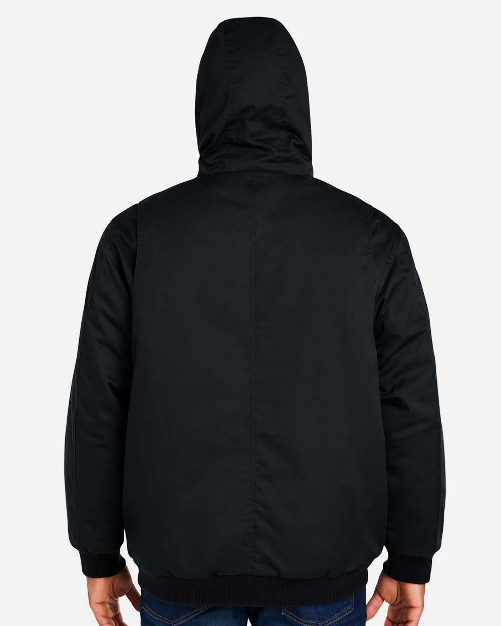 Harriton-M722-Unisex ClimaBloc® Heavyweight Hooded Full-Zip Jacket - Image 6