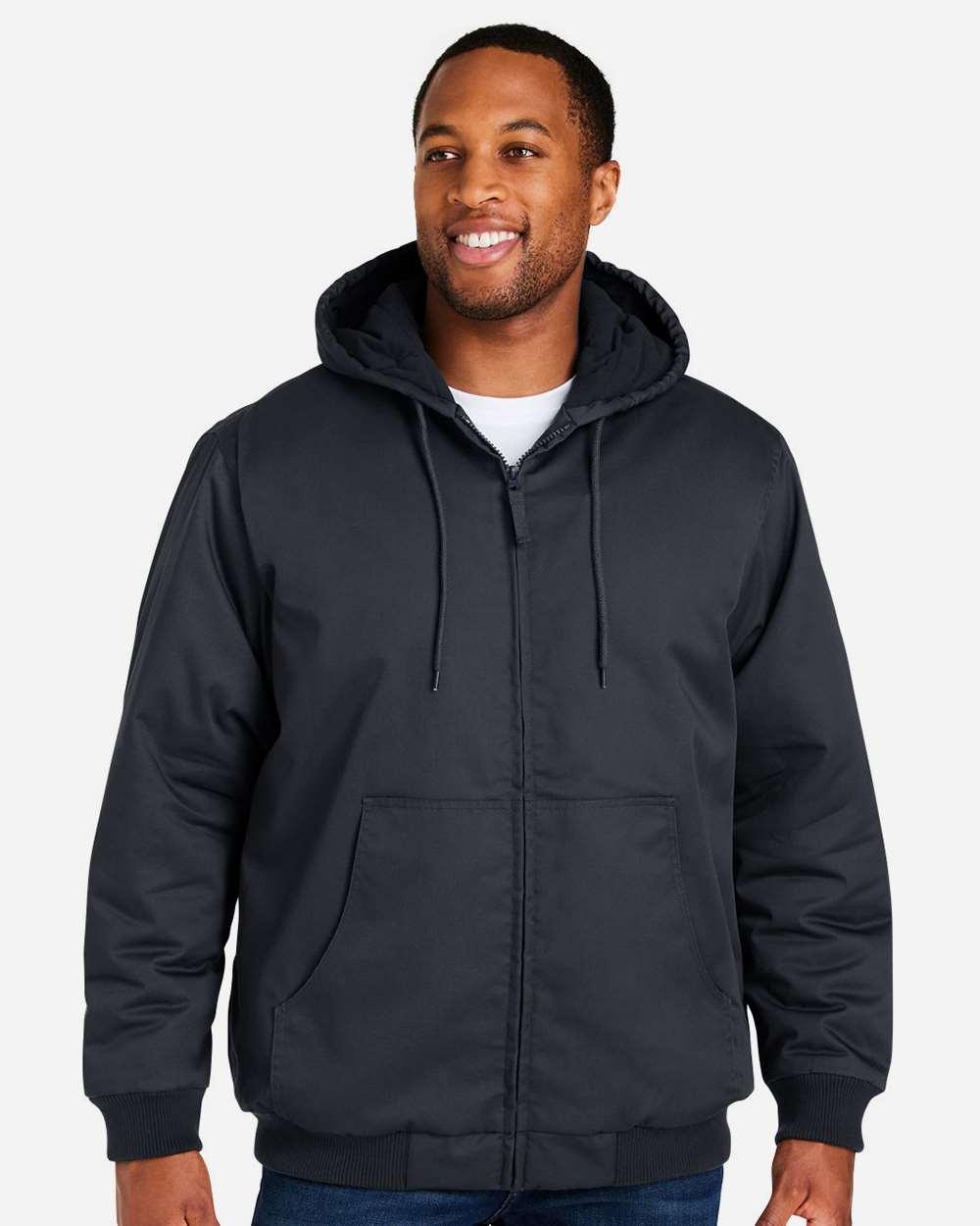 Harriton-M722T-Unisex ClimaBloc® Tall Heavyweight Hooded Full-Zip Jacket - Image 11