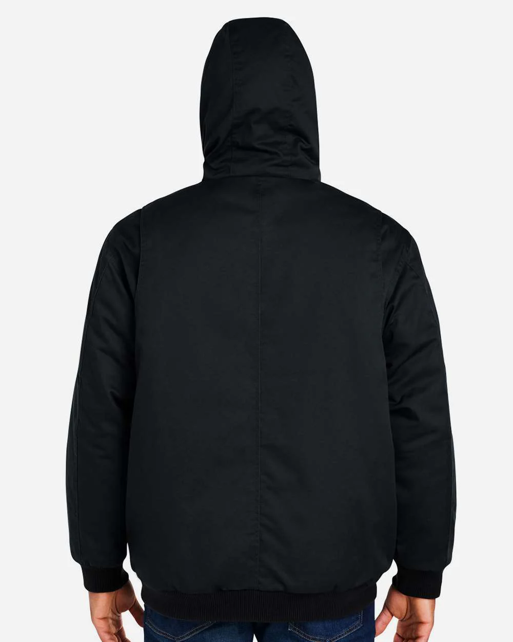 Harriton-M722T-Unisex ClimaBloc® Tall Heavyweight Hooded Full-Zip Jacket - Image 6