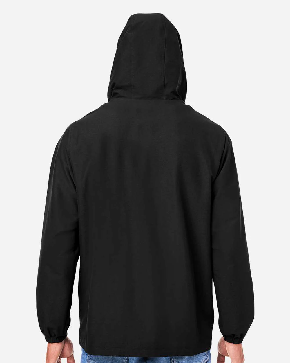 Harriton-M73-Unisex Flex Twill Hooded Jacket - Image 6