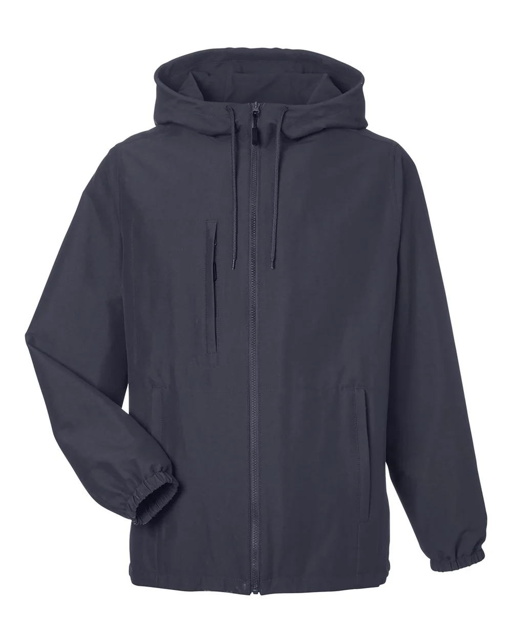 Harriton-M73-Unisex Flex Twill Hooded Jacket - Image 8