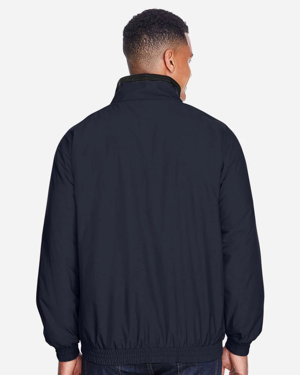 Harriton-M740-Unisex Fleece Lined Nylon Jacket - Image 11