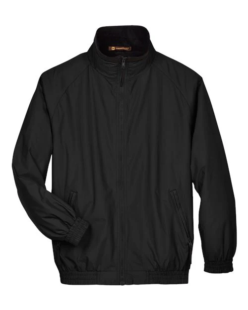 Harriton-M740-Unisex Fleece Lined Nylon Jacket - Image 12