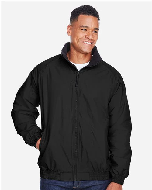 Harriton-M740-Unisex Fleece Lined Nylon Jacket - Image 13