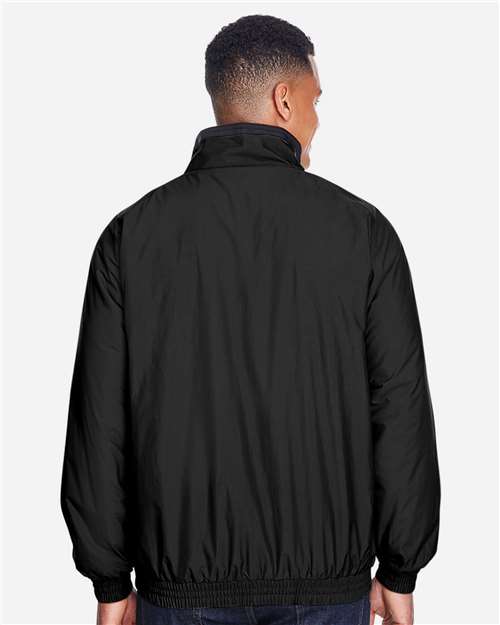 Harriton-M740-Unisex Fleece Lined Nylon Jacket - Image 16