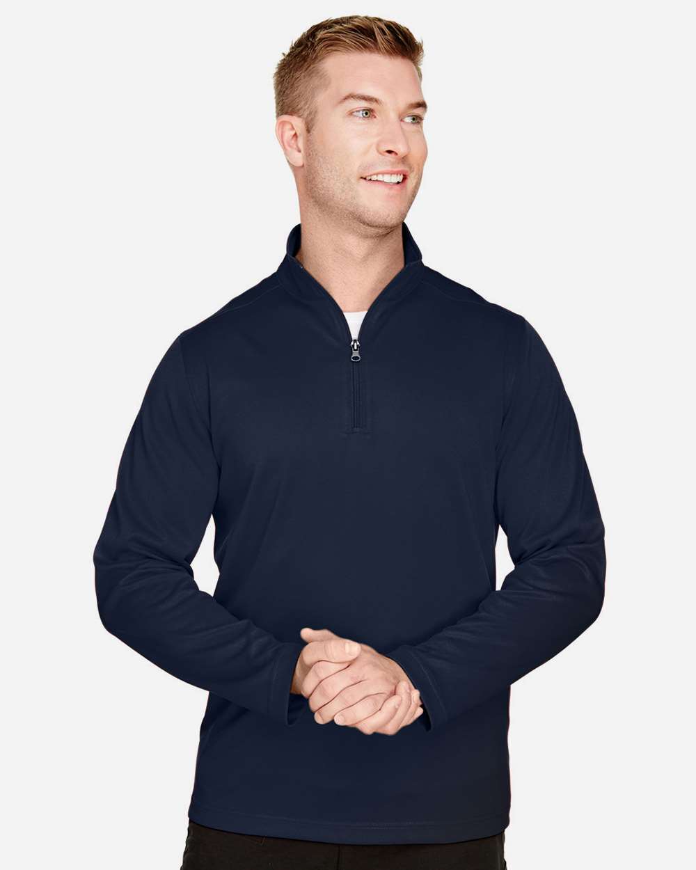 Harriton-M748-Men's Advantage Snag Protection Plus Quarter-Zip Pullover - Image 14
