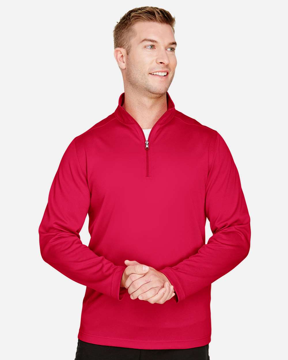 Harriton-M748-Men's Advantage Snag Protection Plus Quarter-Zip Pullover - Image 19