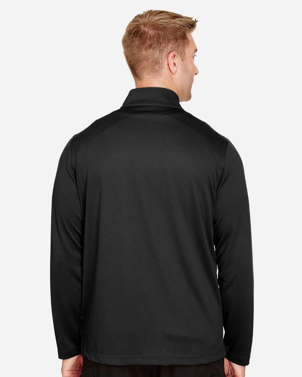 Harriton-M748-Men's Advantage Snag Protection Plus Quarter-Zip Pullover - Image 5