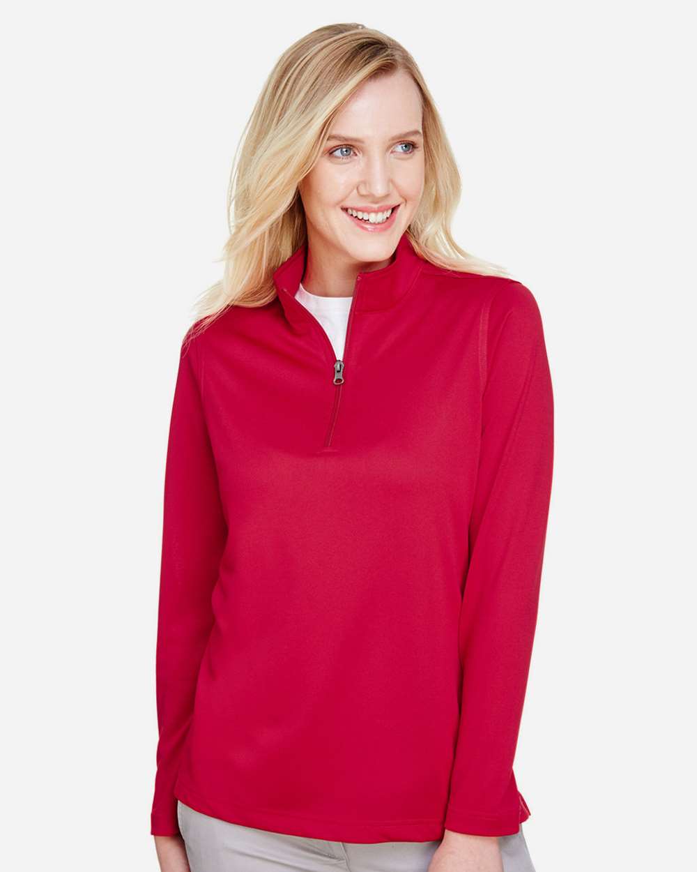 Harriton-M748W-Women's Advantage Snag Protection Plus Quarter-Zip Pullover - Image 19