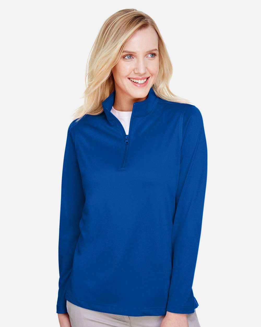 Harriton-M748W-Women's Advantage Snag Protection Plus Quarter-Zip Pullover - Image 24