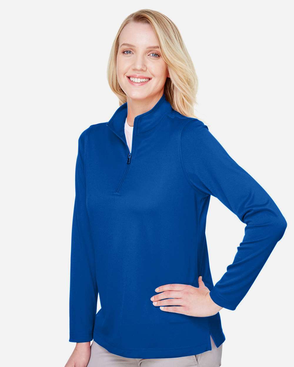 Harriton-M748W-Women's Advantage Snag Protection Plus Quarter-Zip Pullover - Image 25